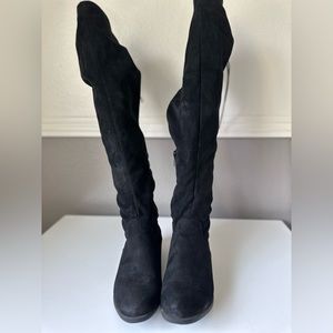 Black Knee High Boots